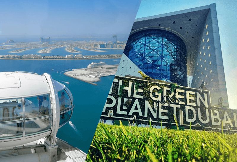 AIN Dubai + Green Planet - AIN Dubai tickets combo offer